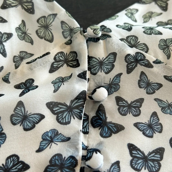 CAMI NYC Naria Dress in Multi Rainbow Butterfly - Picture 12 of 13